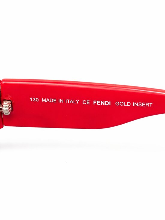 Fendi FS458 Vintage Red Logo Sunglasses Y2K main image 7